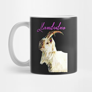 LLANDUDNO GREAT ORME GOAT FUCHSIA Mug